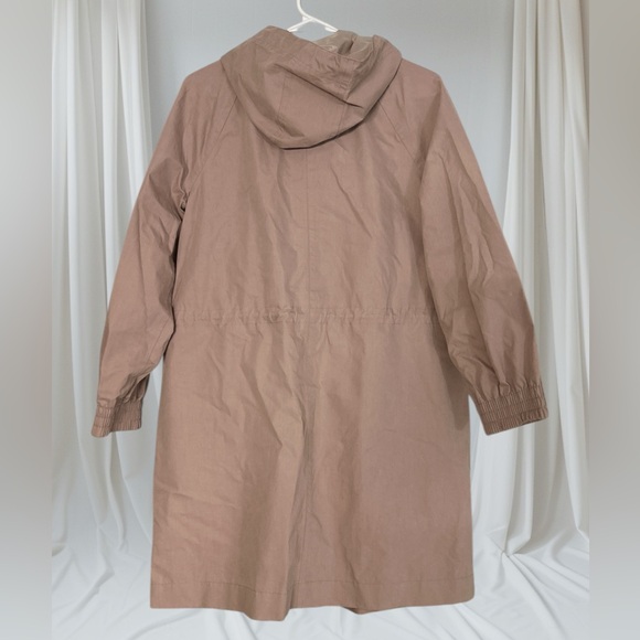 Madewell Women's Anorak Raincoat Mauve Color.Size Small - Picture 2 of 5